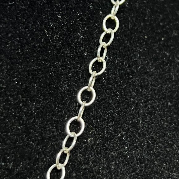 Barse Sterling Silver Cable Chain Necklace With Silver/Gold Tone Pendant (3697) - Picture 4 of 7